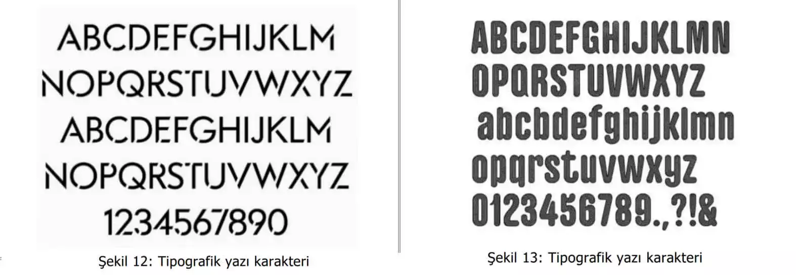 tipografik yazı karakter örnekleri-Fatih Patent
